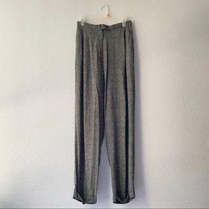 Vintage 80’s Black White High Waisted Pants 10 M